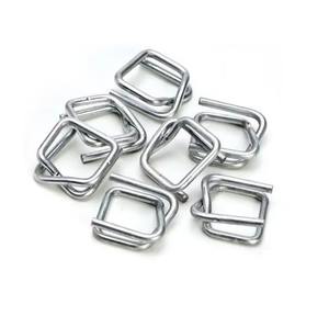 Fourniture en gros d'arrimage industriel à boucle en fil d'acier inoxydable poli argenté pour le matériel de qualité d'exportation de cerclage de cargaison - Product Image 1