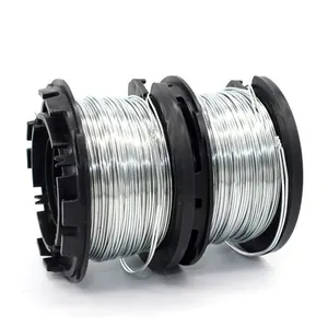 tw1061t galvanized steel wire rollers tw1061t wire coil for rb441t rebar tying machine fil de cravate twintier max tw1061t