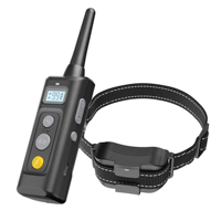 Collier de dressage pour chien à distance, portée 600 m, en plastique, 99 niveaux de choc, vibration, bip, étanche, rechargeable