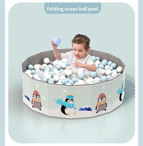 Box per Bambini in Plastica <span class=keywords><strong>Baby</strong></span> Trend, Grande Dimensione, Lussuoso, Pieghevole, Recinto per Adulti e Bambini con Cancello, Facile da Trasportare, Barriera di Sicurezza in Plastica - Product Image 3