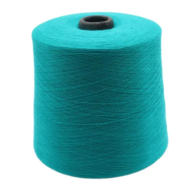 Пряжа для свитера 50% вискоза 22% нейлоновая 28% Pbt изделия для вязания пряжа 28s/2 цветная высокоэластичная пряжа для вязания