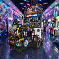 Machine de jeu d'arcade de course palpitante Tianxing avec matériaux en verre et PVC, à monnayeur, pour divertissement adulte