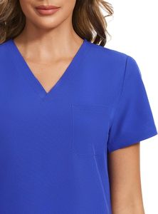 Tenues d'hôpital souples et respirantes, ensembles médicaux, uniformes d'infirmière, tissu extensible, spandex de haute qualité, <span class=keywords><strong>4</strong></span> pour l'hôpital, tissé - Product Image 6