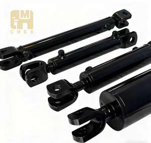 Гидравлический цилиндр двустороннего действия с длинным ходом 100-1000 тонн, 100-500 мм, усиленный, из нержавеющей стали, с фланцевым соединением, с твердым хромированием - Product Image 1