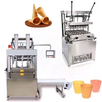 Nouvelle machine à cornets de crème glacée : prix, fabrication de cornets roulés, machine à cornets gaufrettes, directement de l'usine