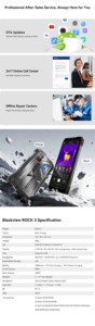Blackview ROCK 3 Téléphone robuste avec caméra thermique 8 Go + 256 Go 6,78'' Android 16 Helio G100 10000 mAh Appareil photo 108 MP NFC Smartphone 4G - Product Image 5