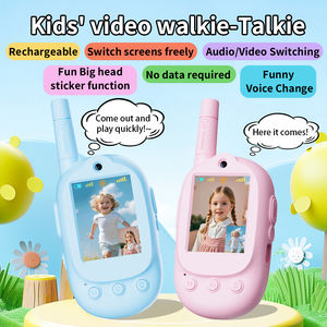 Talkie-walkie vidéo amusant à canal unique rapide avec autocollant <span class=keywords><strong>photo</strong></span> pour enfants - Product Image 1