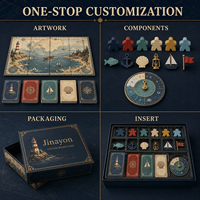 Jeu de société personnalisé Lighthouse Strategy, jeu de table coopératif sur le patrimoine côtier, cadeau pour musée maritime, marque privée, carton, 2-6 joueurs
