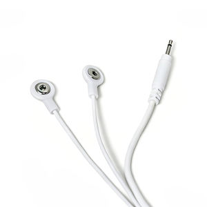 Индивидуальный аудиокабель 2,5 мм Mono (штекер) на разветвитель на 2 выхода (гнездо 2,5 мм) для медицинской физиотерапии - Product Image 1