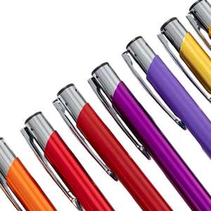 Рекламные недорогие металлические шариковые ручки с лазерной гравировкой логотипа на заказ для бизнеса - Product Image 4