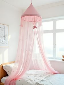 100% POLY Star Glow Dome Himmelbett Moskito netz für Kinder <span class=keywords><strong>Single</strong></span> Twin Queen King Größen Tragbare Sterne Baldachin für die Sommersaison - Product Image 6