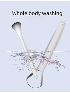 Pembersih pengeruk lidah logam besi tahan karat 100% 304 Logo kustom Scrubber mengurangi bau mulut untuk perawatan mulut higienis untuk dewasa - Product Image 6