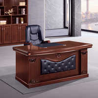 Table de bureau exécutive en bois massif extensible en forme de L, style moderne du Guangdong, pour usage commercial