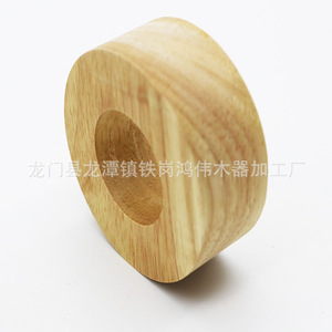 Anillos de madera maciza, círculos de madera redondos para proyectos de manualidades, grabado, tamaño personalizable HW G 023 - Product Image 5