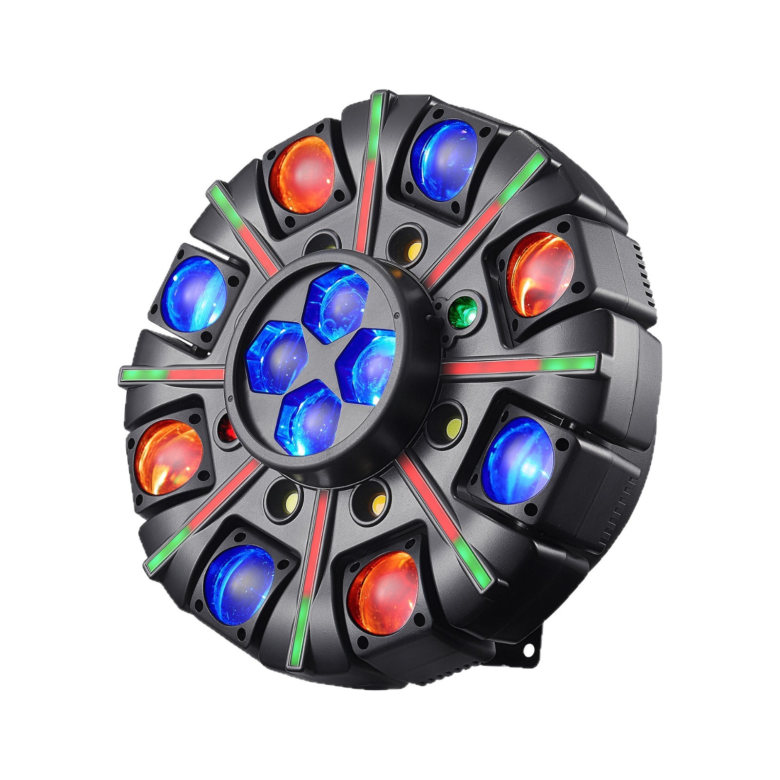 180W LED Laser Strobe Light Beam Moving Head Light Wedding Christmas DJ Disco Party Lights DMX512 Stage Performance Equipment