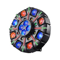 Luz Estroboscópica LED de 180W, Cabezal Móvil con Haz de Luz, Luces para Bodas, Navidad, DJ, Discoteca, Fiestas, DMX512, Equipo para Espectáculos