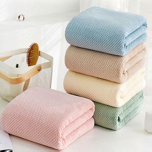 Microfiber Coral Velvet <b>Bath</b> for Adults Quick Drying Thickened Not Easy Shed Square Design Home Use Beauty Salon Bed Towel - Product Image 6