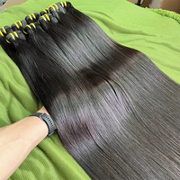 Lots de Cheveux Humains Vierges Bruts Vietnamiens 100% Non Transformés, Provenant d'un Donneur Unique, Lisses comme des Baguettes, Cuticules Alignées, Fournisseur de Cheveux Vierges