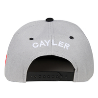 Gorra de Béisbol Moderna de Dos Tonos con Visera Plana, Cierre a Presión, Bordado y Malla Ajustable para Hombre