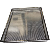 Plateaux en maille d'acier inoxydable sur mesure, durables, pour refroidissement, cuisson et grillades