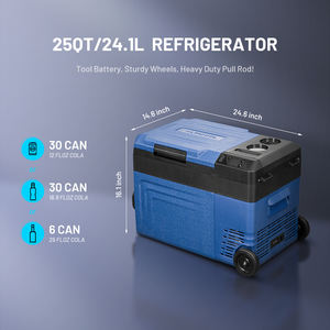 <span class=keywords><strong>Nevera</strong></span> Portátil Eléctrica de 12V CC <span class=keywords><strong>con</strong></span> Compresor para Camping y Glamping, para Coche, <span class=keywords><strong>con</strong></span> Asa, <45dB, -20C - Product Image 5