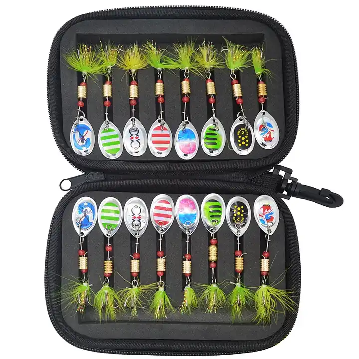 16pcs Spinner Lure Fishing Lure 3g