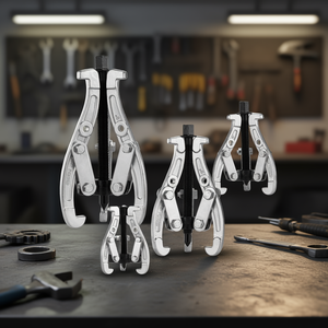 Kit d'extracteurs d'engrenages Craftsman, 4 pièces, à mâchoires réversibles, 3, 4, 6, 8 pouces, qualité industrielle, pour roulements et volants d'inertie - Product Image 2