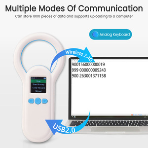 เครื่องอ่านไมโครชิป15กิโลเฮิรตซ์สำหรับสัตว์เลี้ยงเครื่องอ่านรหัสสัตว์หลงทาง134.2กิโลเฮิรตซ์125กิโลเฮิรตซ์ชิปสัตว์สแกนเนอร์ไมโครชิป RFID - Product Image 4