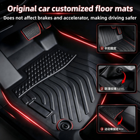 Tapis de sol de voiture 3D TPE sur mesure, toutes saisons, imperméables, pour Toyota Hilux Vigo 2005-2014