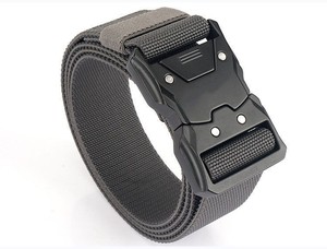 工場カスタム増粘バックルキャンバスツールウエストベルトメンズポリエステルファイバーバックルコンバットタクティカルベルト - Product Image 5