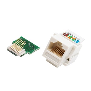 Geyida-m28 mạ Vàng cổng cat6 Bảng điều khiển mô-đun ổ cắm Gigabit cáp miễn phí sử dụng phổ quát Keystone Jack mô-đun mạng - Product Image 4