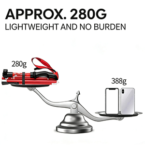 Bastone da Passeggio Pieghevole in Lega di Alluminio Ultra-leggero per Escursionismo e Alpinismo, Lunghezza Regolabile 35-135cm, Multifunzionale per Attività all'Aperto - Product Image 4