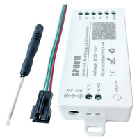 Contrôleur Symphony SP801E, contrôleur d'effets lumineux rectangulaires multi-personnalisables, double mode Bluetooth et Wi-Fi