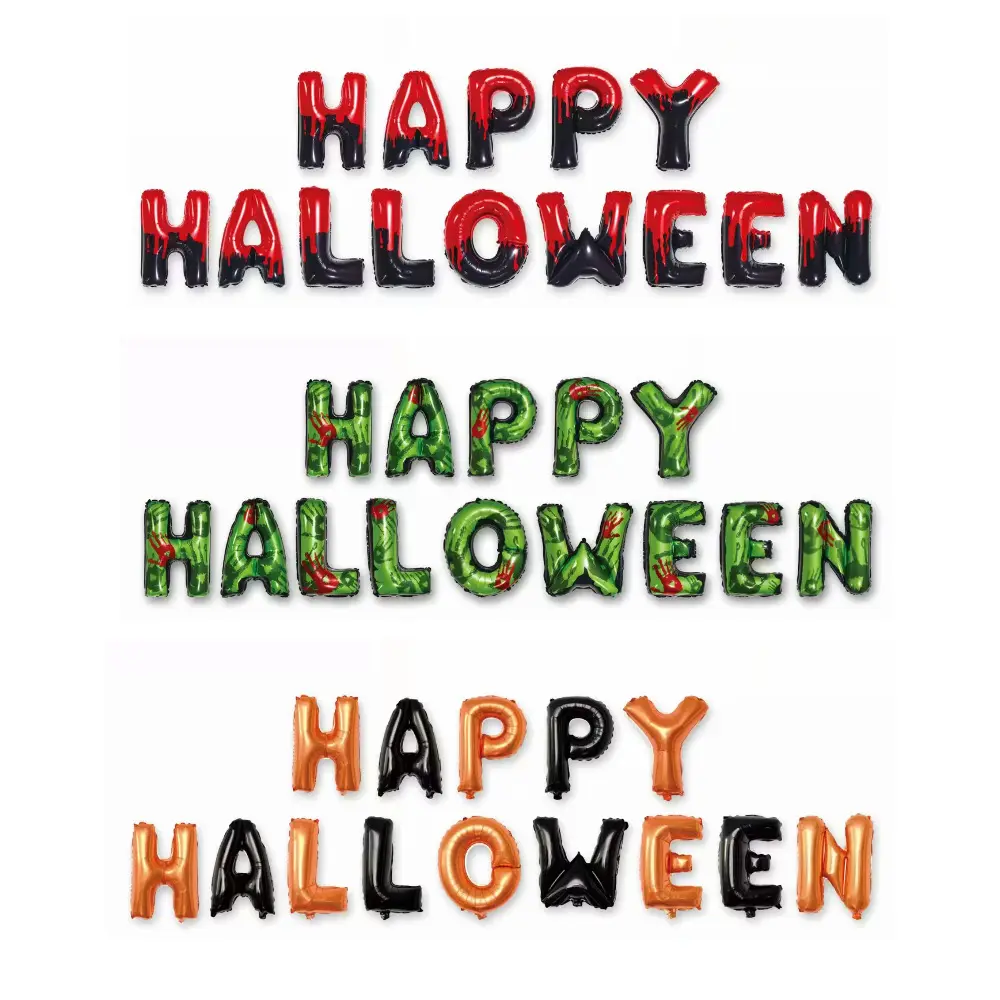 Happy Halloween balloon set globos Atmosphere Carnival Party 16 lnche Suit foil balloons party decoration balloon