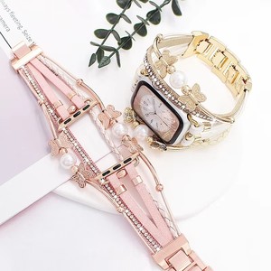 <span class=keywords><strong>Bracelet</strong></span> en <span class=keywords><strong>tissu</strong></span> pour i <span class=keywords><strong>watch</strong></span> 5 6 7 8 pour <span class=keywords><strong>Apple</strong></span> <span class=keywords><strong>Watch</strong></span> SE sans fermoir <span class=keywords><strong>bracelet</strong></span> de montre intelligente de mode de luxe - Product Image 5