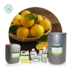 HL- Japanese Citrus Oils Supplier BULK Organic Yuzu Essential Oil 100% Pure For Aromatherapy | Therapeutic-Grade Undiluted