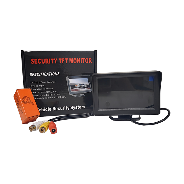 4.3 Inch TFT LCD Parking Car Rear View Tft Lcd Monitor 4.3 Inch Car LCD TV Monitor with Bracket