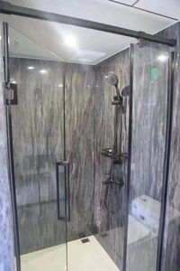 Comercial 20 pies y 40 pies Panel sándwich de acero Casa de contenedores prefabricada Edificio de cápsulas espaciales de envío modificado de <span class=keywords><strong>China</strong></span> - Product Image 4