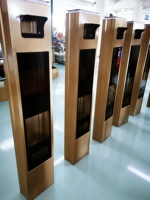 Barrière de parking TAIWEI PS01 grise avec système de reconnaissance de plaques d'immatriculation, garantie 1 an pour les parkings et les garages souterrains