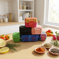 Boîte de rangement personnalisable à 6 compartiments pour flacons de peptides, conteneur en plastique pour bouteilles de 3 ml, boîte de rangement pour insuline/batteries