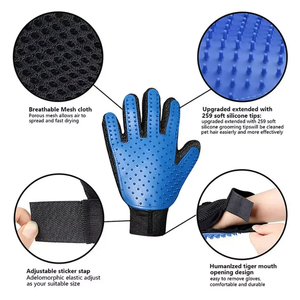 Guantes de aseo para mascotas, cepillo de baño para mascotas, Material TPR para perros, productos de limpieza y aseo para mascotas, limpieza de pelo para gatos - Product Image 5