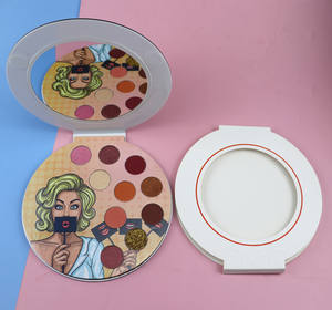Palette de fards à paupières professionnels à haute pigmentation, étui de <span class=keywords><strong>maquillage</strong></span> vide à marque privée, finition métallique, poudre scintillante pour les yeux, diverses carnations - Product Image 4