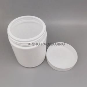 プラスチックHDPE800MLシリンダーラウンドワイドマウスボトルジャーパウダーボトルクリーニングプロテインパウダーピルカプセルスポーツ栄養 - Product Image 5