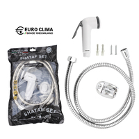 Ensemble de douche murale EURO CLIMA avec kit bidet et tuyau de douche en PVC