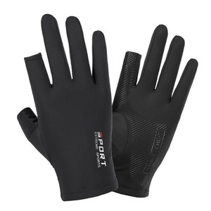 Guanti <span class=keywords><strong>da</strong></span> Ciclismo Mezze Dita in Seta Ghiaccio per Uomo e Donna, Sport all'Aperto, Fitness, Guida, Pesca, Protezione Elastica <span class=keywords><strong>da</strong></span> <span class=keywords><strong>Giardino</strong></span> G25-899 - Product Image 3