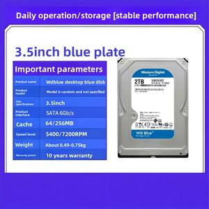 Disque dur mécanique SATA haute vitesse <span class=keywords><strong>1TB</strong></span>/2TB/3TB/4TB/6TB/8TB 7200 tr/min pour ordinateurs de bureau, appareils photo, serveurs - Product Image 6
