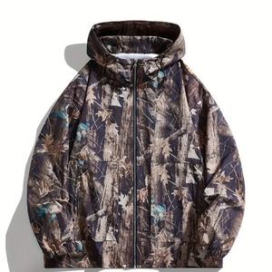 Veste américaine hip-hop pour homme A/W, motif camouflage, tricotée, surdimensionnée, imprimée numériquement, fabricant, vente en gros personnalisée - Product Image 4