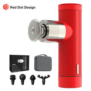 <span class=keywords><strong>Pistolet</strong></span> de massage profond à main, mini, professionnel, sans balais, 5 vitesses, haute qualité, intelligent, 4 têtes, amplitude de 10 mm, pour le corps - Product Image 1