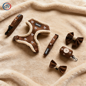 Kişiselleştirilmiş OEM Özel Lüks Nakışlı Köpek Tasması, Kayış Seti, Ayarlanabilir Evcil Hayvan Eğitim Tasması ve Kaka Poşeti Dağıtıcısı - Product Image 5