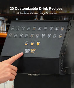 Robot Barman Intelligent pour Cocktails avec 20 Recettes de Boissons, 6 Bouteilles, Distributeur de Mojitos à Portion Individuelle et Lumière Ambiante - Product Image 3